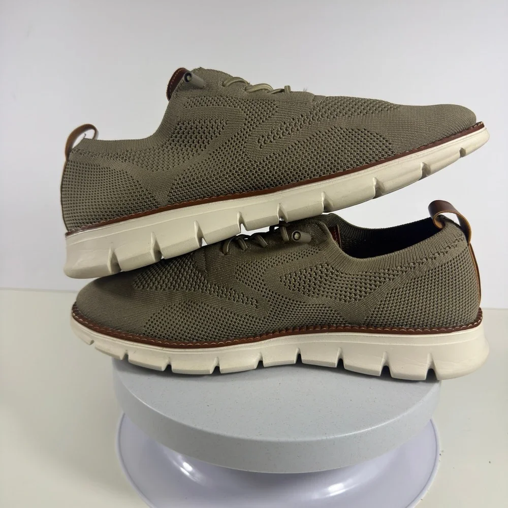Wingtip Oxford Mens Olive Green Sneakers C24948‎